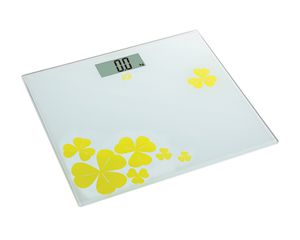 Ζυγαριά μπάνιου SC-741 yellow με γυάλινη επιφάνεια 6mm και οθόνη LCD