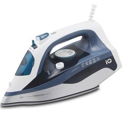 Ηλεκτρικό σίδερο EI-861 blue 2400W με κεραμική πλάκα και συνεχή παροχή ατμού 25g/min