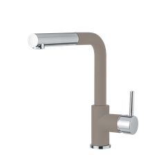 Μπαταρία Κουζίνας Συρόμενο Ντους Granite Cristalite Concrete Beton Armando Vicario Fluo 18580-1451
