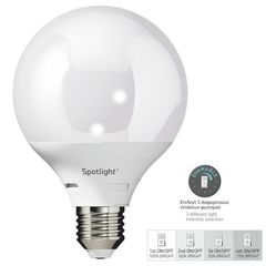 Spotlight Λαμπτήρας E27 LED G95 10W Σε Θερμό Φως (3000Κ) Με Dimming 4 Σταδίων Μέσω Διακόπτη On/Off - Φυσικό (4000-4500Κ)