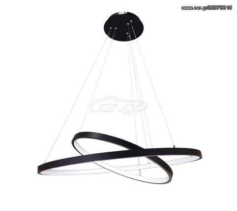 Leggenda Atman Toledo Μαύρο Κρεμαστό Φωτιστικό LED 55W Με Εναλλαγή Χρωμάτων Φωτισμού - Εναλλαγή χρωμάτων