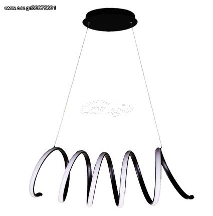 Leggenda Atman Malaga Μαύρο Κρεμαστό Φωτιστικό LED 40W Με Εναλλαγή Χρωμάτων Φωτισμού - Εναλλαγή χρωμάτων