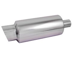 Autoline Τελικό Καζανάκι Μονό Inox 14x48cm Universal