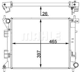 Engine Radiator (New) - 25310-A2001