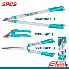 Ψαλίδια Κλάδου TOTAL Σετ 3 Τεμαχίων SUPER SELECT ( THT1578033 )