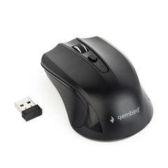 GEMBIRD WIRELESS OPTICAL MOUSE BLACK MUSW-4B-04