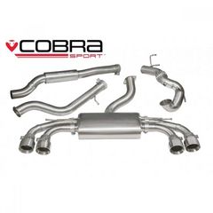 Εξάτμιση από turbo και πίσω της Cobra Sport για Audi TTS MK3 2.0 TFSi Quattro 2015+ De Cat χωρίς Μεσαίο Καζανάκι (AU75D)