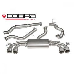 Εξάτμιση από turbo και πίσω της Cobra Sport για Audi TTS MK3 2.0 TFSi Quattro 2015+ με Valve Control, De Cat, χωρίς Μεσαίο Καζανάκι(AU78D) 