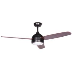 Ανεμιστήρας οροφής 122cm matt black CF-4812 με LED φως 18W και τηλεχειριστήριο DC μοτέρ 55W