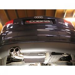 Εξάτμιση από καταλύτη και πίσω της Cobra Sport για Audi A3 (8P) 2.0 TFSi Quattro 3-Doors Με Μεσαίο Καζανάκι (AU42)
