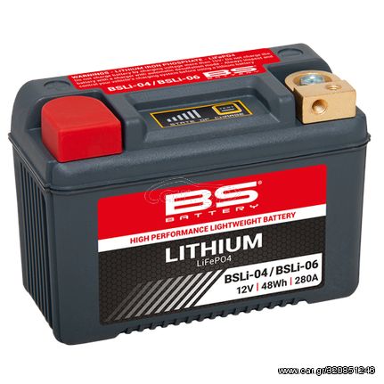 ΜΠΑΤΑΡΙΑ BS BATTERY BSLI-04/06 ΛΙΘΙΟΥ