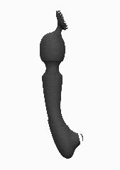Nami - Pulse Wave and Vibrating Wand - Black-thumb-5