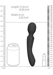 Nami - Pulse Wave and Vibrating Wand - Black-thumb-7