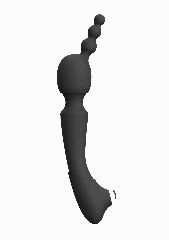 Nami - Pulse Wave and Vibrating Wand - Black-thumb-4