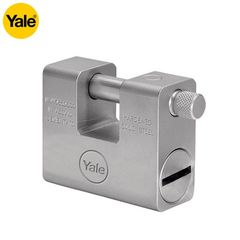 Ατσάλινο Λουκέτο Τάκου Yale 16401/84mm με Κλειδί Ασφαλείας