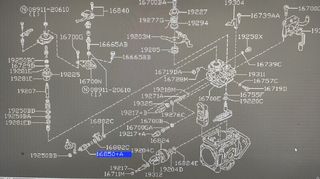 Ηλεκτρομαγνητική βαλβίδα διακοπής καυσίμου αντλίας πετρελαίου NISSAN D22 TD25TI καινούργια γνήσια 16890-69T00.-thumb-4