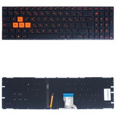 Πληκτρολόγιο Laptop Asus ROG Strix GL702 GL702VM GL702VT GL702VS GL702ZC Series Keyboard Orange Greek version Backlit (Κωδ. 40632GRORANGEBACKLIT)