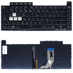 Πληκτρολόγιο Laptop Asus G531G G531GT G531GV G531GW G531GU G531GD Series Keyboard Greek version Backlit White keys OEM (Κωδ. 40633GRWHKEYSBACKLIT)