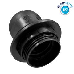 ΣΕΤ Ντουί E27 με Ροδέλα Πλαστικό Μαύρο DIY GloboStar 78959
