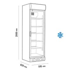 INOXWEB 2027-Βιτρίνα συντήρησης  D372 SCM4C-thumb-3