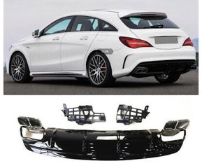 ΠΙΣΩ ΣΠΟΙΛΕΡ Mercedes CLA W117 Diffuser CLA45 AMG Design