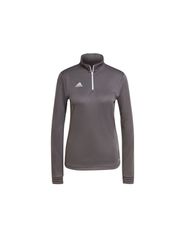 Adidas Entrada 22 Γυναικεία Μπλούζα Μακρυμάνικη με Φερμουάρ Γκρι H57542