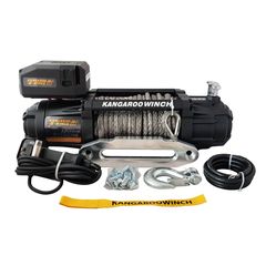 WINCH POWERWINCH-KANGAROO 12000LBS XT HD WITH SYNTHETIC ROPE 