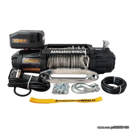 WINCH POWERWINCH-KANGAROO 12000LBS XT HD WITH SYNTHETIC ROPE 