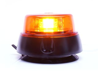 LED Φάρος Αναλαμπής Πορτοκαλί με Μαγνήτη και Βεντούζα WAS 12V24V IP68