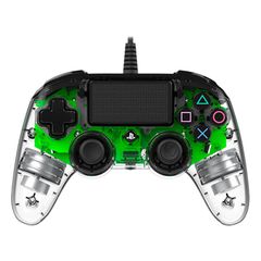 Ενσύρματο χειριστήριο Nacon Wired Illuminated Compact Controller για PS4 - Crystal Green