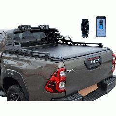 SMART ΡΟΛΟ ΑΛΟΥΜΙΝΙΟΥ ΗΛΕΚΤΡΙΚΟ ΜΕ PREMIUM LED ROLL-BAR SMART 2-7000 E-ROLL+RB 430LED TOYOTA HILUX REVO 2016+ & HILUX 2021+-thumb-2
