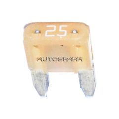 8JS728596-091 - HELLA, Ασφάλειες μαχαιρωτές μίνι 25Α D146 (πακέτο των 50 τεμαχίων)