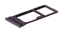 Samsung (GH98-46290A) Sim tray + MicroSD tray awesome black - Galaxy A72; SM-A725F SM-A726B