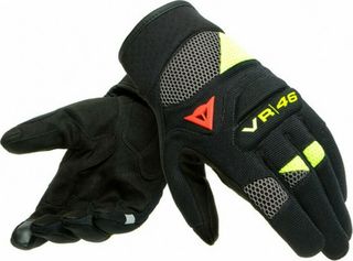 ΓΑΝΤΙΑ DAINESE VR46 CURB SHORT GLOVES (Black/Antharacite/Fluo-Yellow)