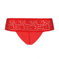Obsessive Plus Size Blossmina Red Lace Panties-thumb-5