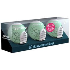 Satisfyer Riffle Masturbation Egg 3er Set-thumb-2