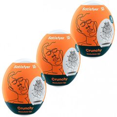 Satisfyer Crunchy Masturbator Egg 3er Set