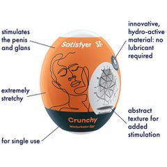 Satisfyer Crunchy Masturbator Egg 3er Set-thumb-3