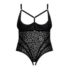 Obsessive Plus Size Jagueria Crotchless Teddy-thumb-4