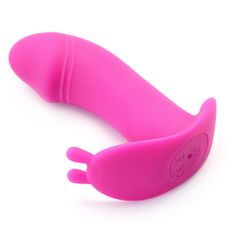 Pink Color 12-Speed Remote Control Rechargeable Silicone G-Spot-thumb-2