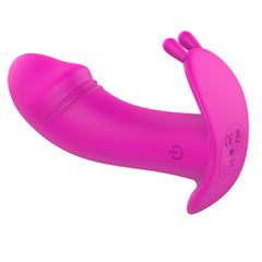 Pink Color 12-Speed Remote Control Rechargeable Silicone G-Spot-thumb-4