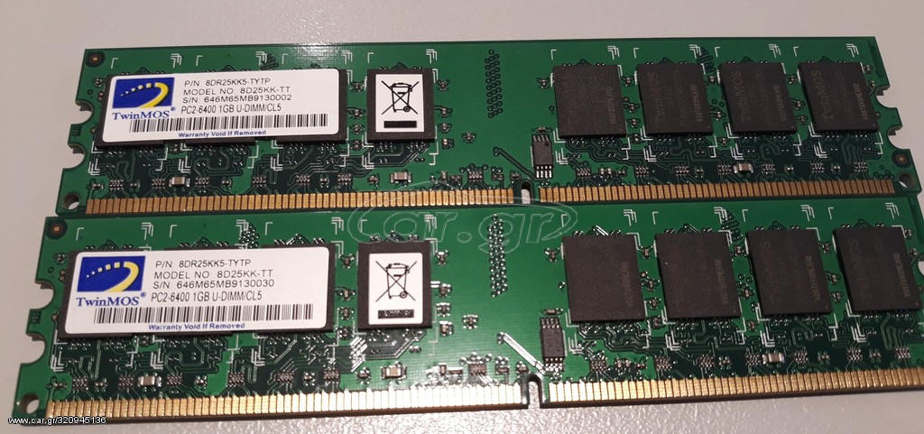 ΜΝΗΜΕΣ TWINMOS PC2-6400 1GB
