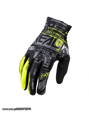 Oneal Matrix Ride MX Γάντια Black/Neon Yellow