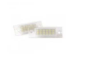 Πλαφονιέρα πίσω πινακίδας για Vw Caddy  Passat 2001-2005  Golf 5 Plus  Touran  Transporter - 2 τμχ.-thumb-1