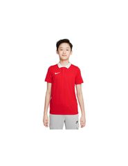 Nike Παιδικό Καλοκαιρινό Polo Κοντομάνικο Κόκκινο Dri-Fit Park CW6935-657