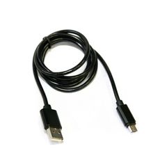 Μεταλλικό Καλώδιο Σπιράλ USB Type C 1m Μαύρο LC21