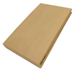 Πανωσέντονο Μονό Premium Solid Beige Cotton Le Blanc (170x270) 1Τεμ