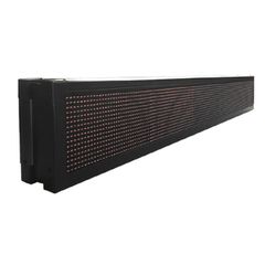 GLOBOSTAR® DISPLAY 90311 Κυλιόμενη Ψηφιακή Επιγραφή P10 Διπλής Όψης LED AC 220-240V Αδιάβροχο IP65 Κόκκινο - WiFi Control μέσω FK APP - Αισθητήρας Θερμοκρασίας & Υγρασίας - Μ168 x Π12 x Υ24cm - 2 Χρόν