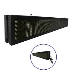 GloboStar® 90310 Κυλιόμενη Ψηφιακή Επιγραφή P10 LED SMD AC 220-240V με Wi-Fi - Αδιάβροχή IP65 - Διπλής Όψης - Μ168 x Π12 x Υ24cm Ψυχρό Λευκό 6000K