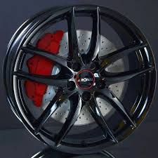 RONAL R46 7x16'' (VW GROUP  5/112 ) GLOSS BLACK-thumb-1
